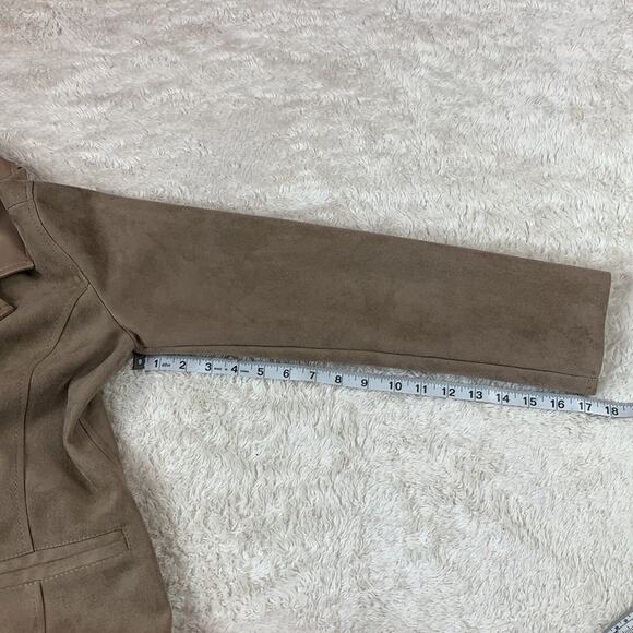 A G Milano tan suede jacket, medium - Picture 6 of 11